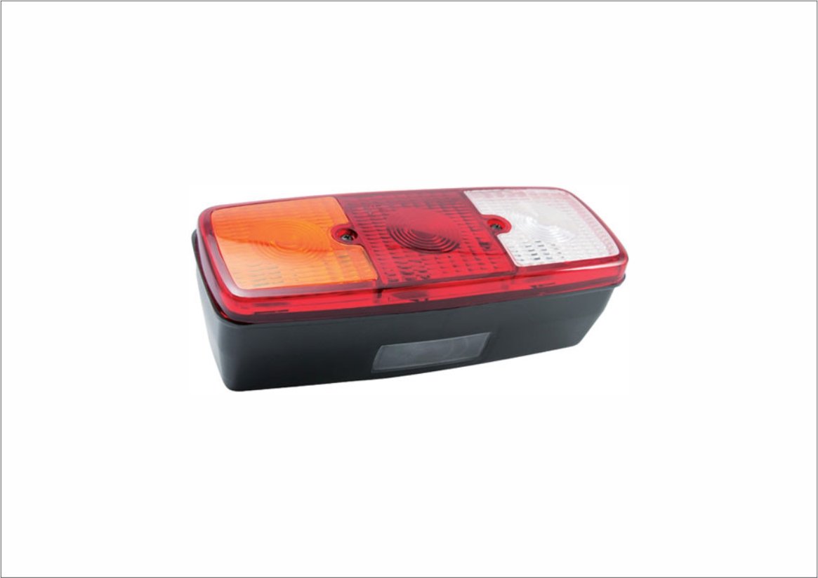 PL05160209 - LANTERNA TRAS 1313 C/VIGIA (TRICOLOR)