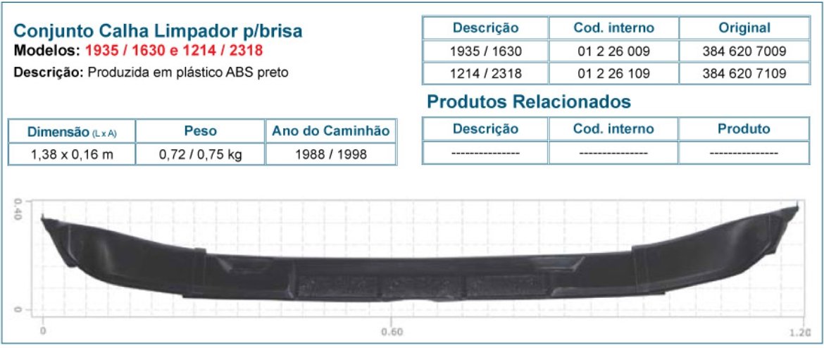 1226009 - ACAB LIMPADOR PARABRISA 1935/1630 (3 PECAS)
