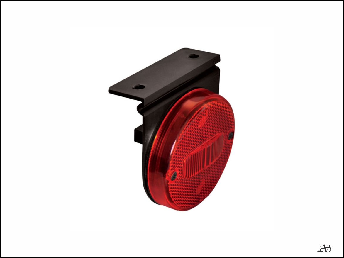 PL05661903 - LANTERNA LATERAL RED 85 MM LED C/SUP VM