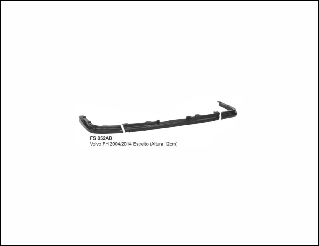 FP18528 - SPOILER VOLVO FH 2004 CHINES ABS (03 PARTES)