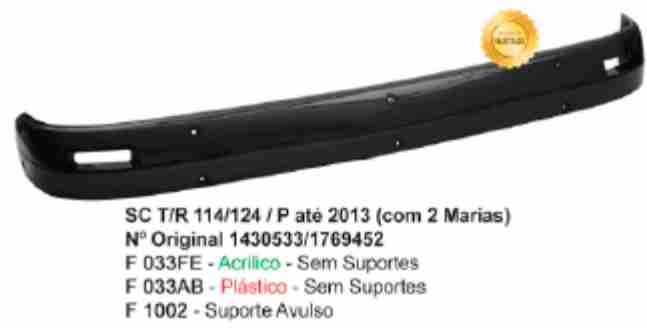 F033AB - TAPA SOL SCANIA S4 S5 SEM MARIAS PLASTICO