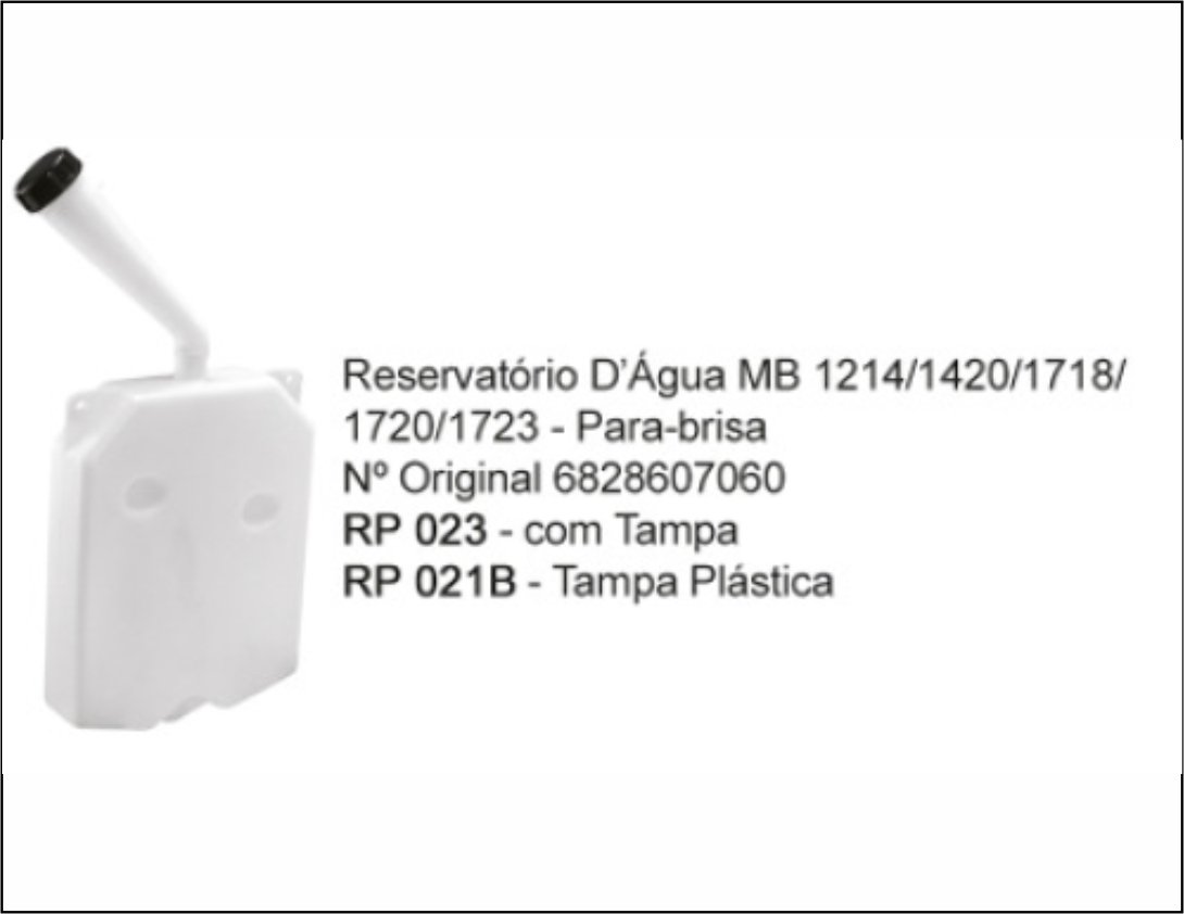 RP023 - RESERV AGUA PARAB MB 1718/1420 CARA CHATA