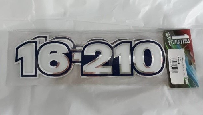 PL0946 - EMBLEMA RESINADO VW 16-210 AZUL (CONJ 3 PCS)