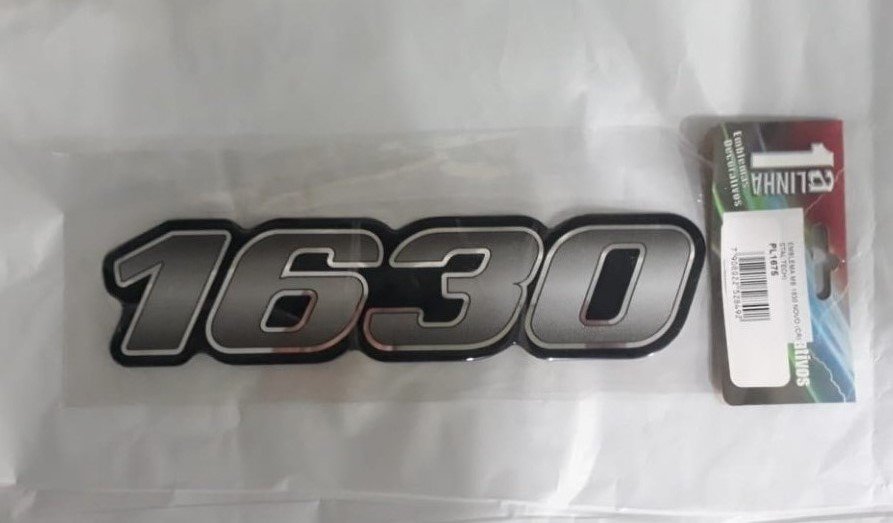 PL1675 - EMBLEMA RESINADO MB 1630 NOVO