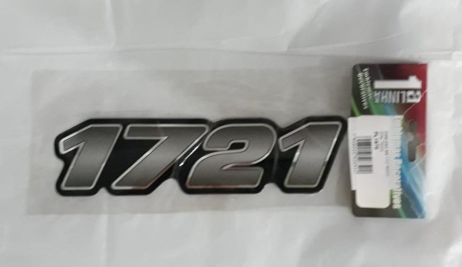 PL1678 - EMBLEMA RESINADO MB 1721 NOVO
