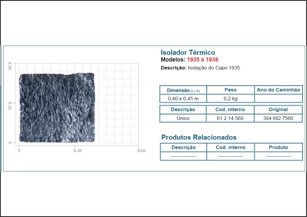 1214560 - ISOLADOR TERMICO 1935 A 1938