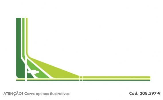 PL0058 - VERDE - FAIXA LATERAL MB 1618 VERDE