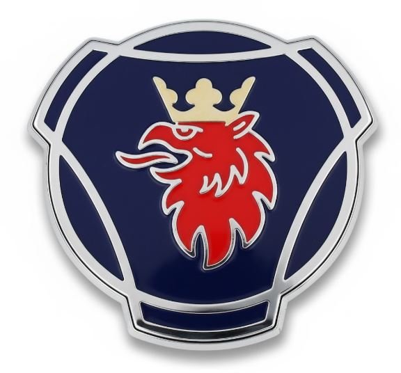 ADS4113 - EMBLEMA SCANIA S4 BRASAO RESINADO S/BASE