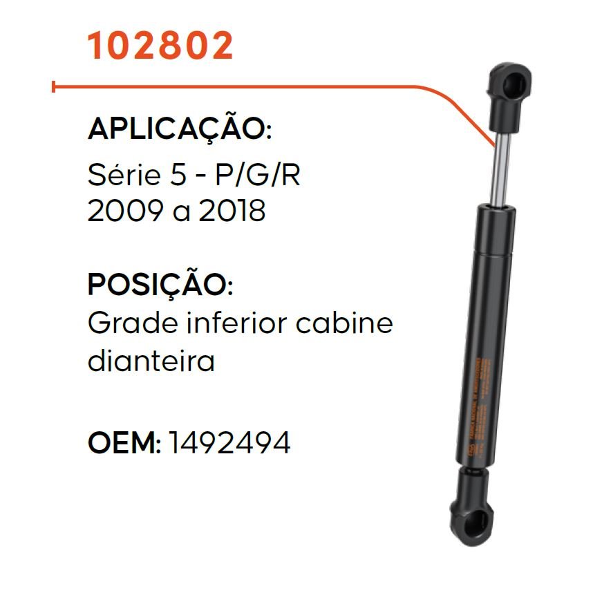 FNA102802 - AMORT GRADE CAPO EXT INFERIOR SCANIA PGR S4/ S5
