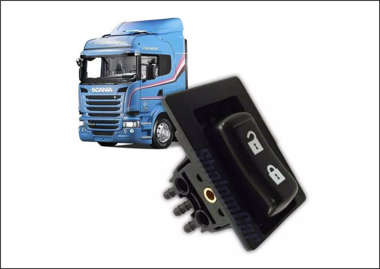 1797971 - INTERR RECLINAR VOLANTE DIRECAO SCANIA S4 S5 S6