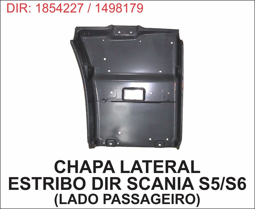 AM6146D - CHAPA ESTRIBO SCANIA S5 S6 LD