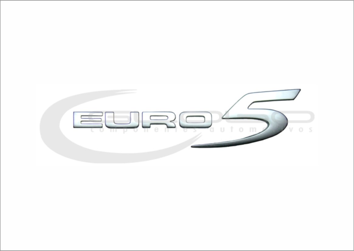 GLB1824V - EMBLEMA CROMADO VOLVO FH 2010 EURO 5