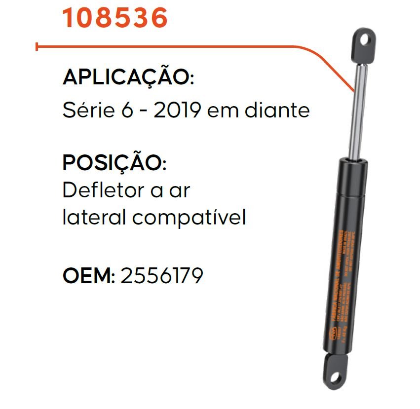 FNA108536 - AMORT DEFLETOR DE AR DO BAU SCANIA NTG PGS