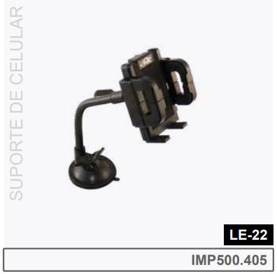SH053H - SUPORTE CELULAR UNIVERSAL LE22 (CARRO)