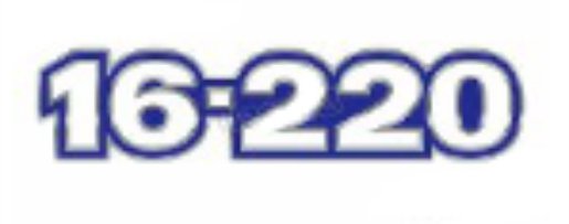 PL0671 - EMBLEMA RESINADO VW 16-220 AZUL P/02 PORTA S 01 FRONTAL