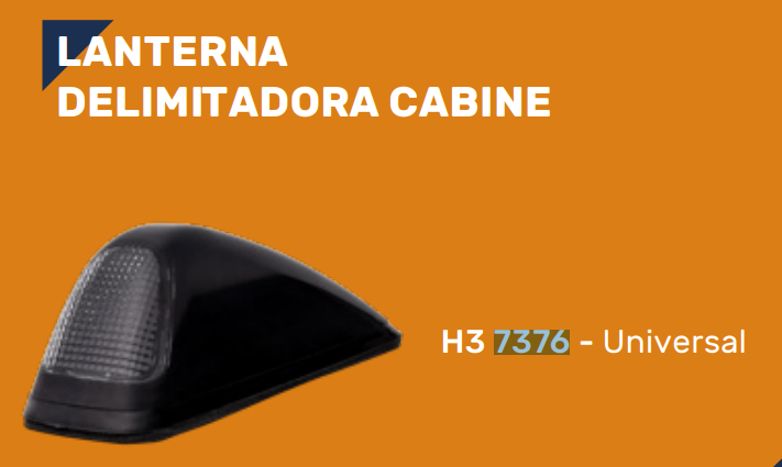 H37376 - LANTERNA TETO EXTERNA MB AXOR ACCELO ATEGO LED