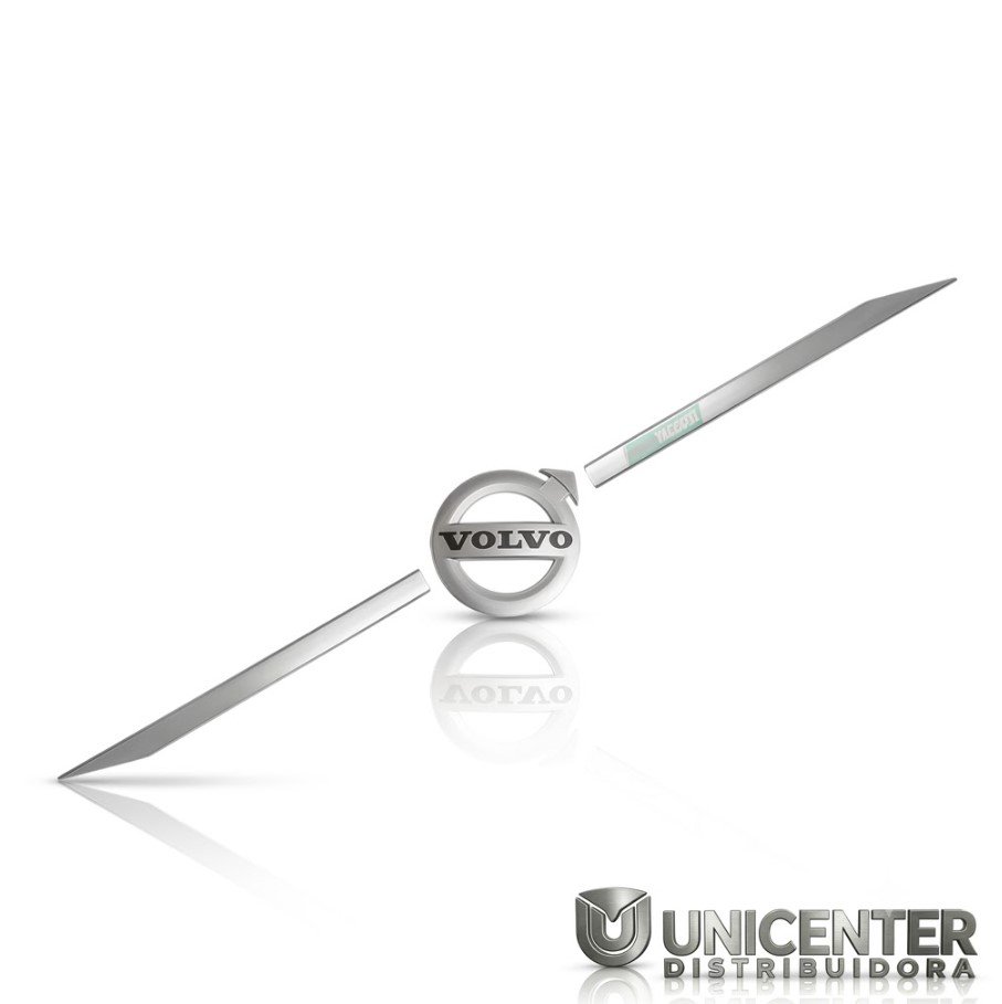 82257562 - EMBLEMA TRANSVERSAL GRADE VOLVO FM 2010... ACETINADO