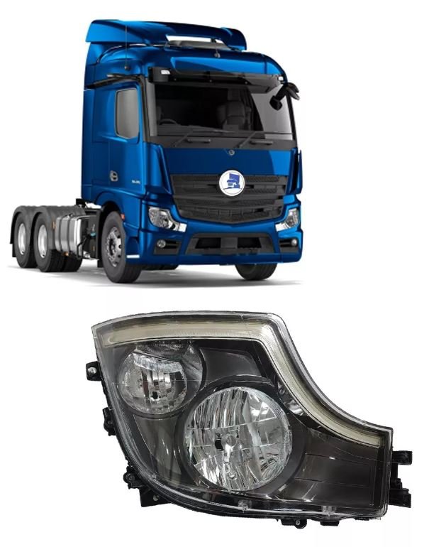 9618204139 - FAROL PRINC NEW ACTROS LD (MASCARA NEGRA)