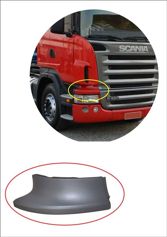 1438564 - ACAB BOJO FAROL PRINC SCANIA S5 S6 LD CAB BAIXA