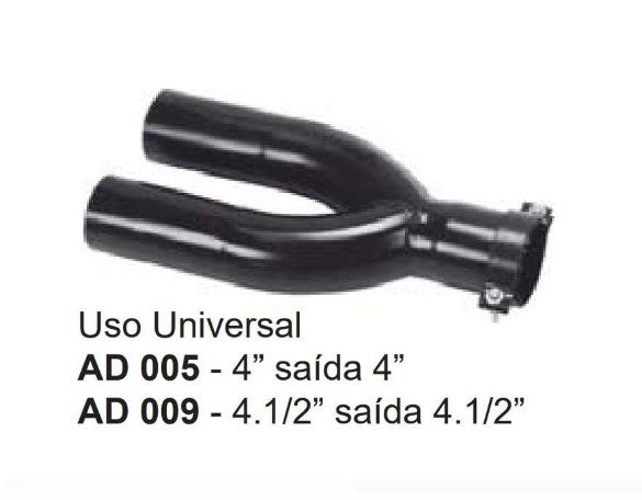 AD005 - SAIDA FINAL 4" MODELO Y