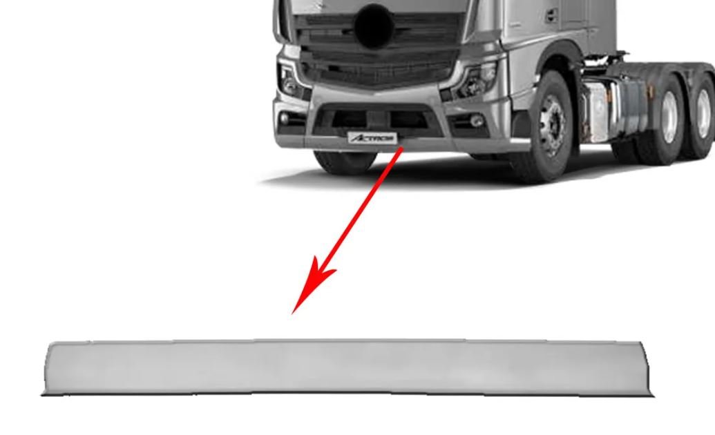 AM1840 - SPOILER ACTROS 2020 A 2024 CENTRAL