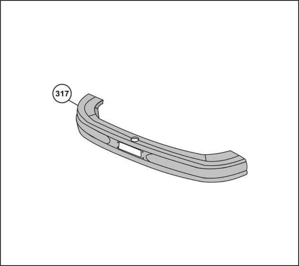 AM317 - PARACHOQUE MB 1519 ANTIGO