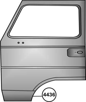 AM4436D - PORTA VW WORKER LD C/FRISO