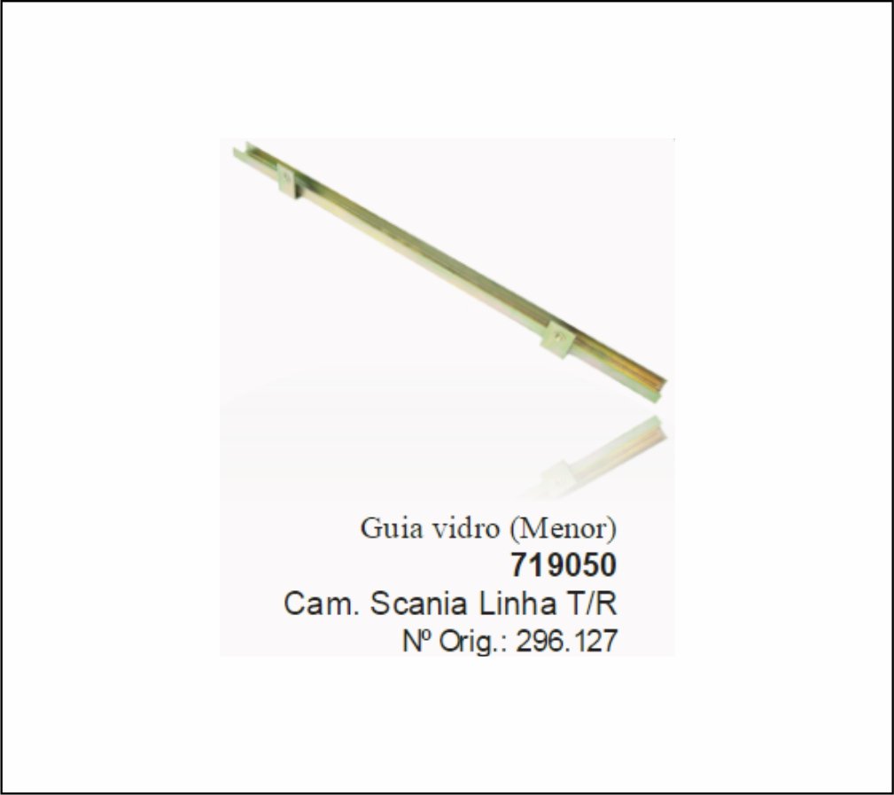 GL719050 - CAJADO GUIA INFERIOR SCANIA T/R 112/113 MENOR