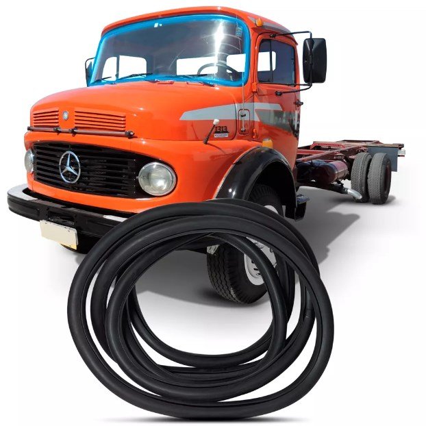 AUTOT210071 - BORRACHA PARABRISA MB 1113/1934 CAB ALTA