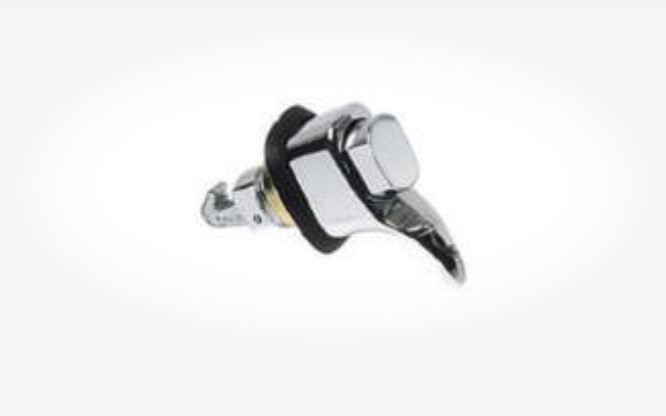 BRIM772 - FECHADURA PORTA LUVAS S/CHAVE CROM C/GANCHO MB 1113 PAINEL LATA