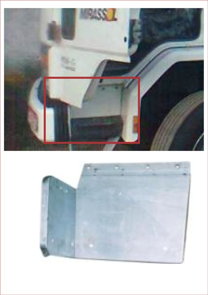 FO317E - CHAPA FIXAR PISANTE ESTRIBO CARGO GI ATE 99 LE