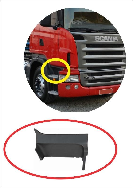 PP1052 - ACAB ESTRIBO SUPERIOR SCANIA S5 S6 R HIGHLINE / STREAMLINE LD
