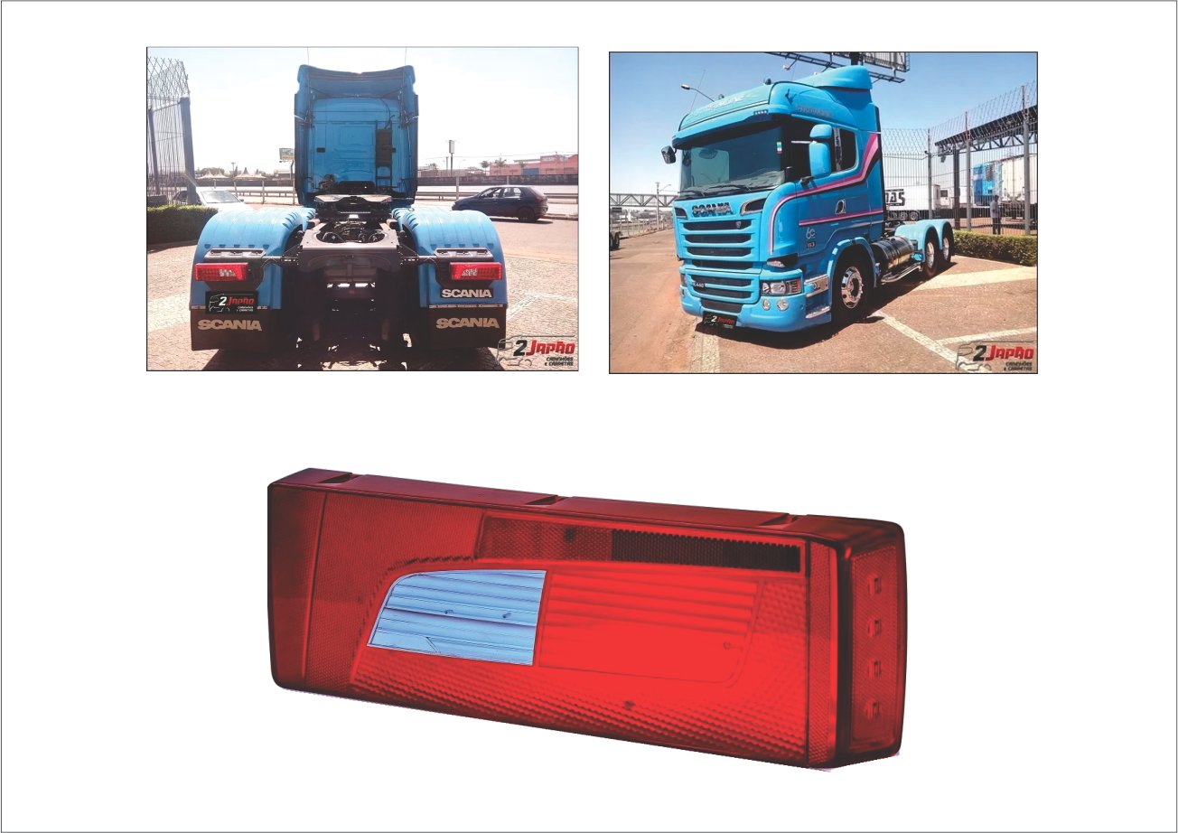 CP20192 - LENTE LANTERNA TRAS SCANIA S6 LD