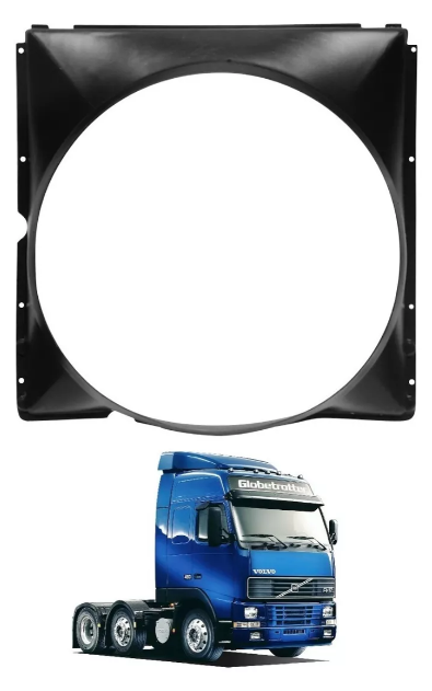 3979728 - DEFLETOR RADIADOR VOLVO FH ATE 2003 (DANIFICADO)