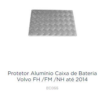 EC055 - PROT ALUM CX BATENTE VOLVO FH 1998 A 2014