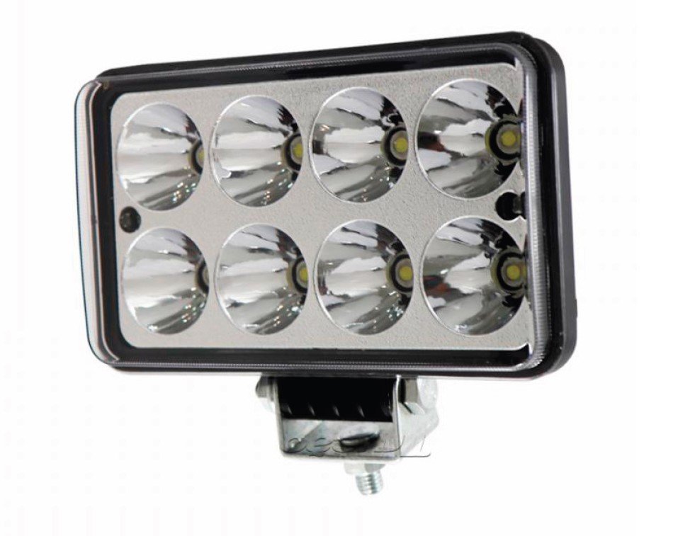 ELY-1012 - FAROL AUX 08 LEDS RETANGULAR BI-VOLT