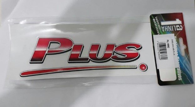 PL1692 - EMBLEMA S/RESINA PALAVRA PLUS PARA MB 710