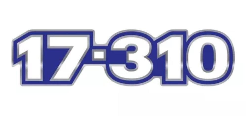 ADS2200 - EMBLEMA RESINADO VW 17-310 AZUL FRONTAL