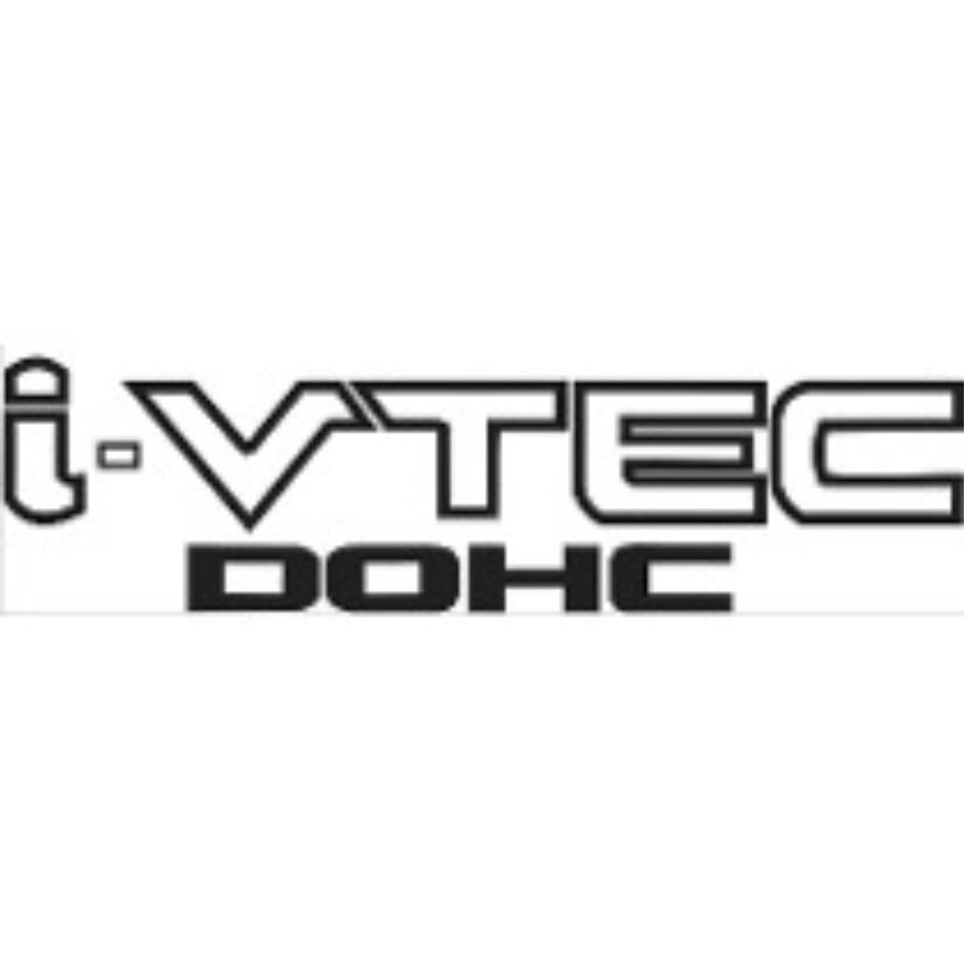 PL0697 - EMBLEMA I-VTEC DOHC PRETA