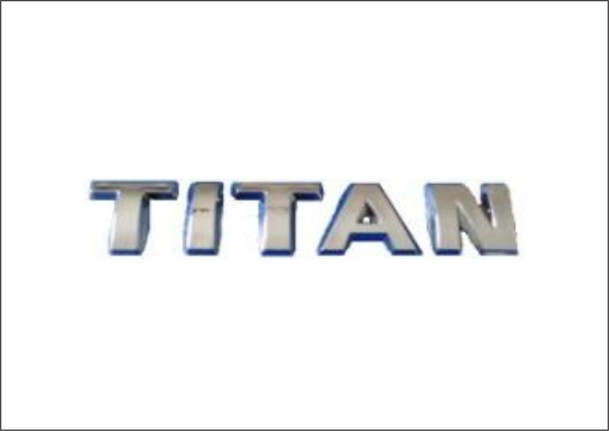 VL2150 - EMBLEMA CROMADO TITAN