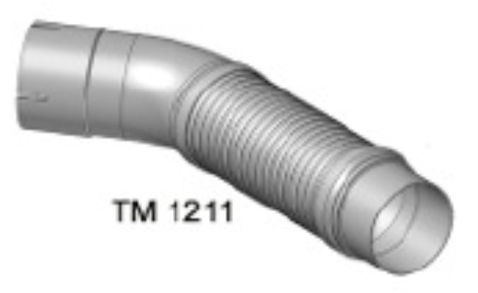 TM1211 - TUBO INTERM FLEXIVEL SAIDA MOTOR MB AXOR (FLEXIVEL EM INOX)