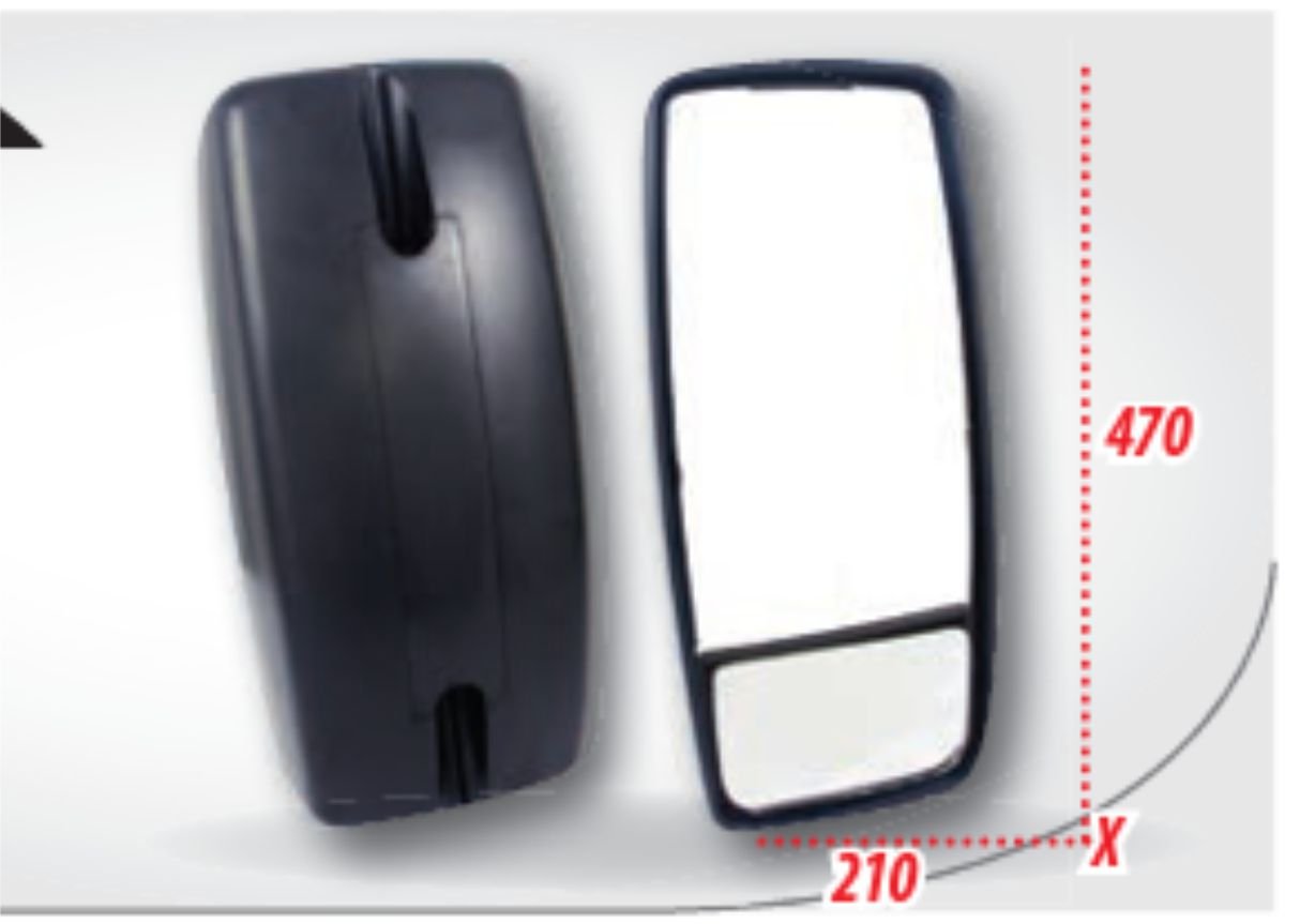 LS340-BI - ESPELHO VW CONSTELLATION CONVEXO 06 A 11 S/DES BI-FOCAL