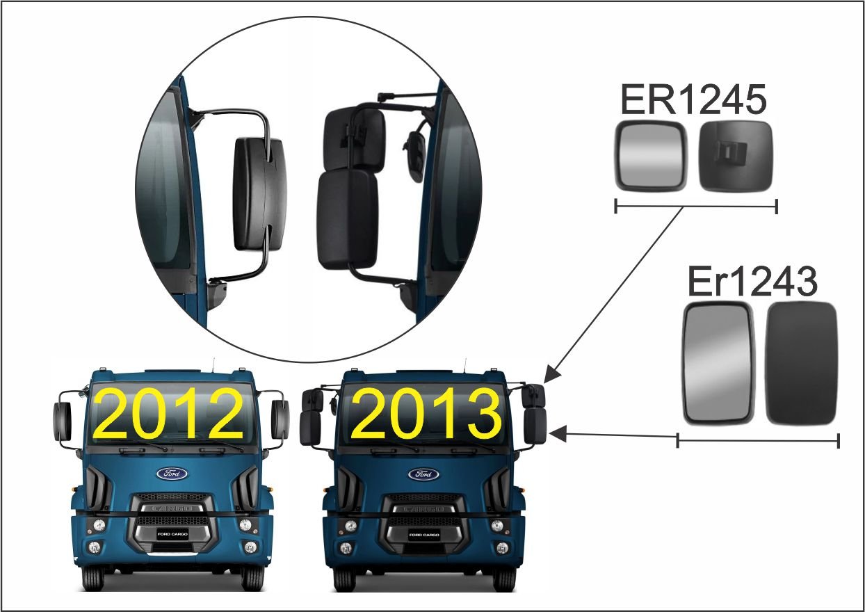 ER1243 - ESPELHO PRINCIPAL CARGO GII 2013 S/DESEMB. GRANDE