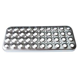 CL338 - PISANTE INOX / CROMADO SCANIA 112 113 LD /LE MENOR ( 450MM )