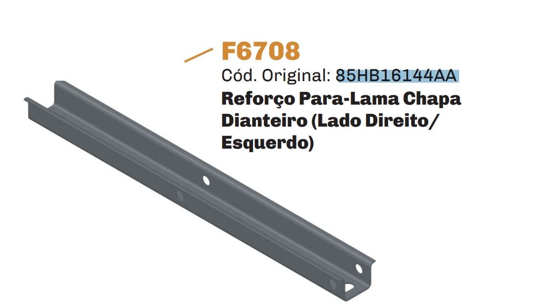 F6708 - SUPORTE TRAS PARALAMA CABINE CARGO GI LD /LE