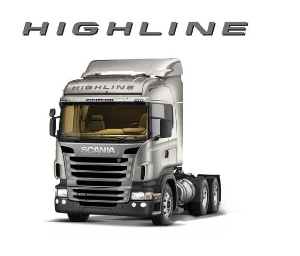 ADS2812 - FAIXA SCANIA HIGHLINE GRAFITE