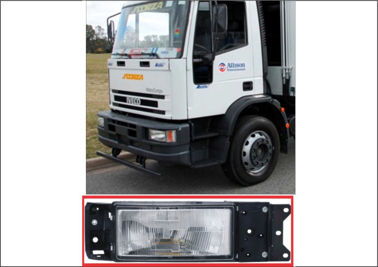 FI-157LE - FAROL PRINC IVECO EUROCARGO 99 / 12 LE