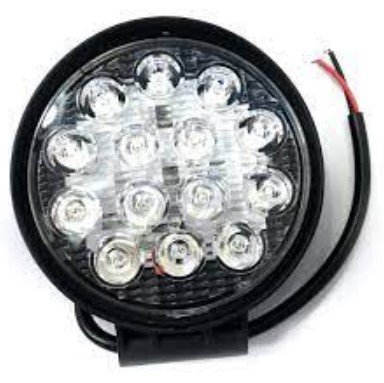 FLX2046 - FAROL AUX 14 LEDS 42W - REDONDO ( PAR ) 84MM