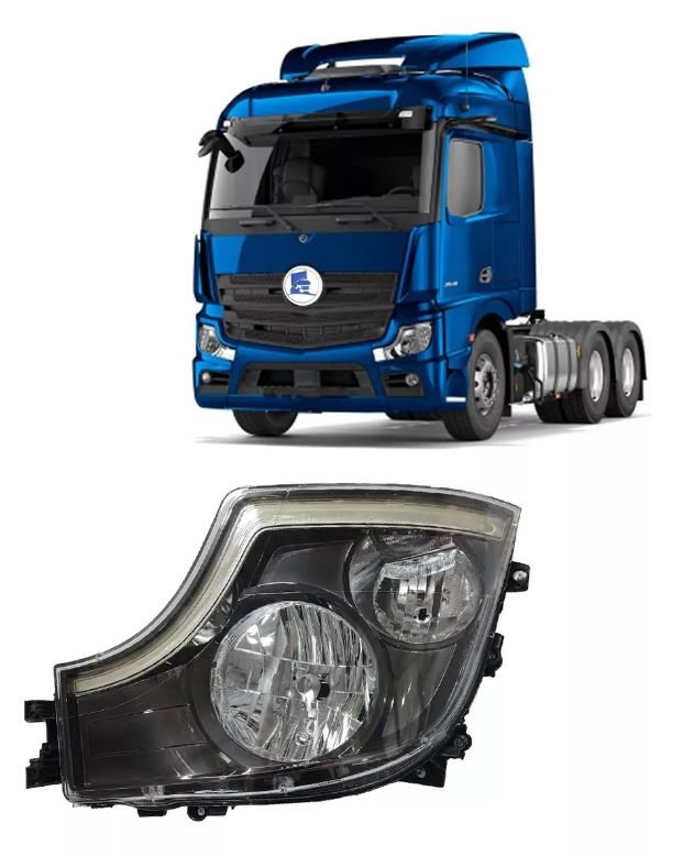 9618204039 - FAROL PRINC NEW ACTROS LE (MASCARA NEGRA)