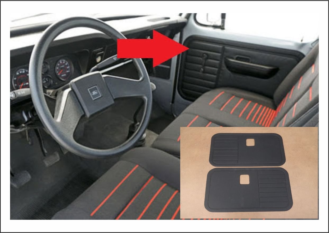 MLC410007 - FORRO PORTA F-4000 ATE 92 PRETO